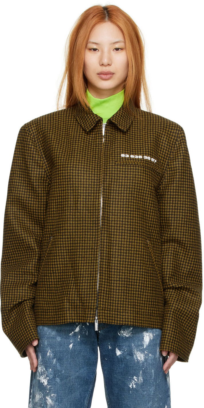 Jakna VETEMENTS Wool Zip-Up Jacket Smeđa | VL12JA100Y