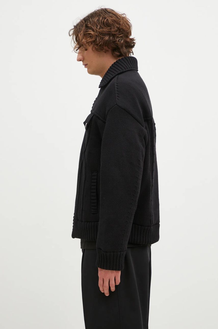 Džemper KENZO Oversized Knitted Jacket Crna | FE65OU1419NC.99, 1
