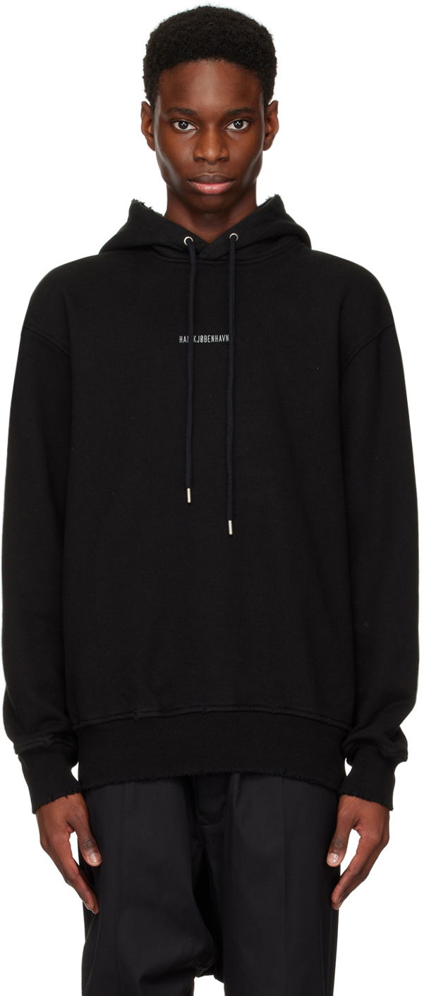 Dukserice Han Kjøbenhavn Han Kjobenhavn Distressed Hoodie Crna | M-131444