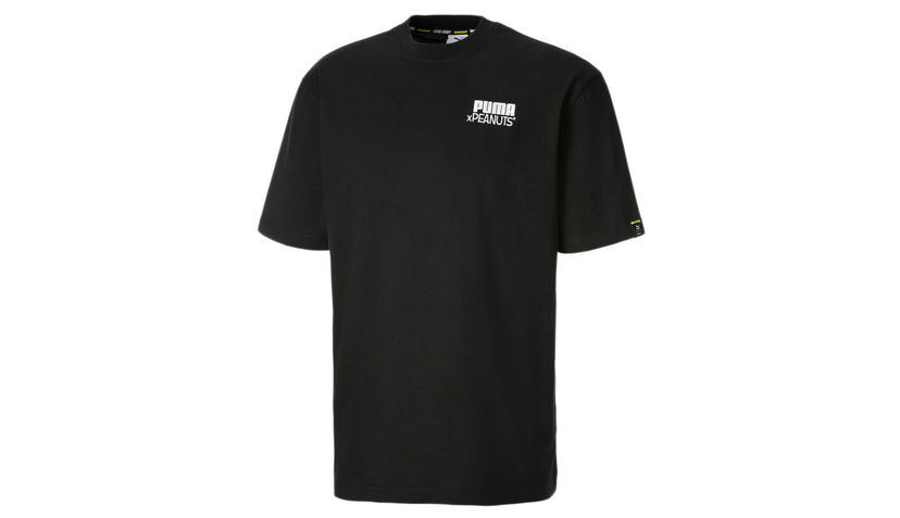 Majica kratkih rukava Puma Peanuts Collaboration Tee Crna | 530616-01