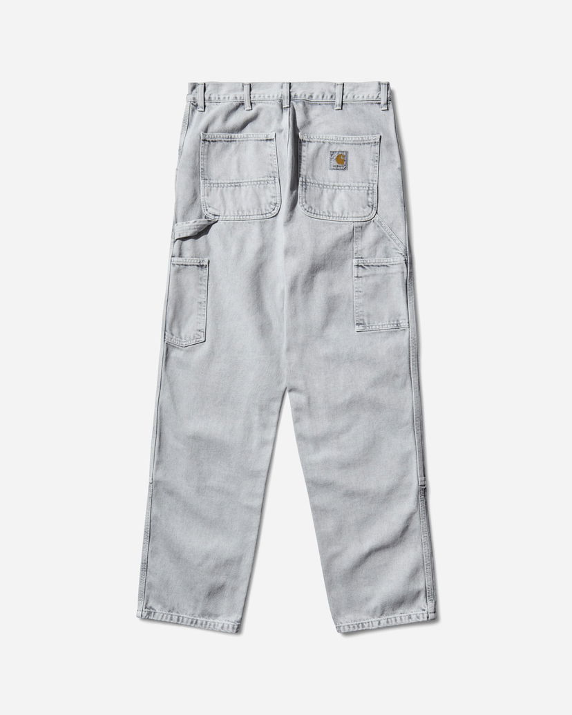 Hlače Carhartt WIP Double Knee Pants Siva | I035825 895F