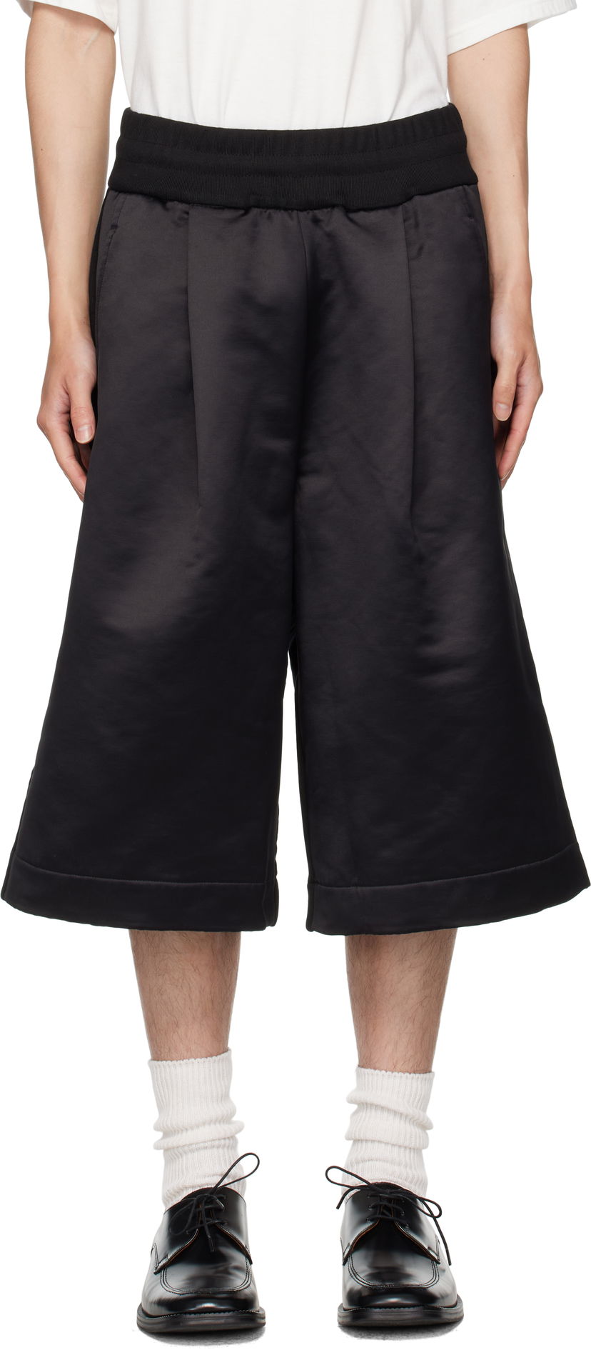 Kratke hlače Dries Van Noten Dries Van Noten Paneled Shorts Crna | 252-021157-2611