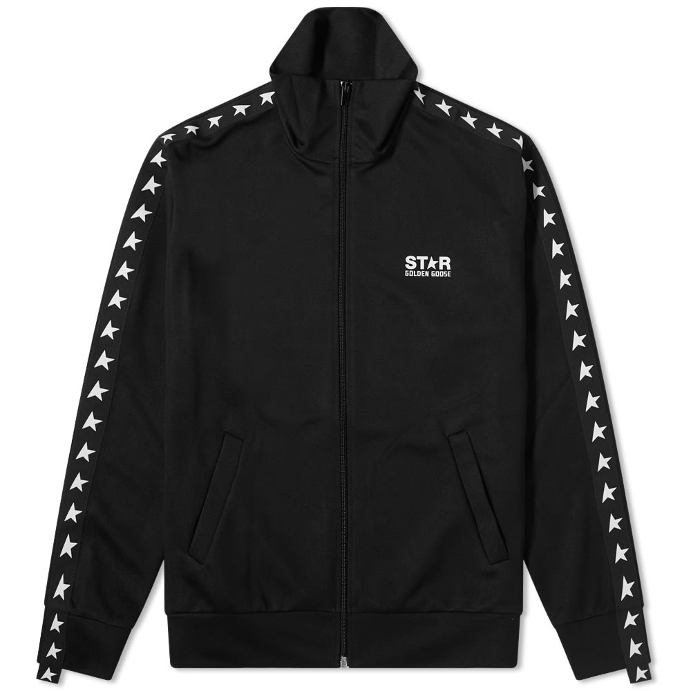 Vjetrovka Golden Goose Star Denis Zipped Track Jacket Crna | GMP00875-P000520-80203, 0