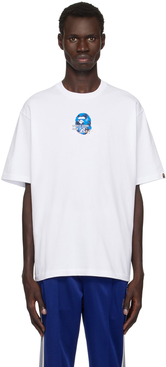 Majica kratkih rukava BAPE Ape Head T-shirt Bijela | 001TEK801328M