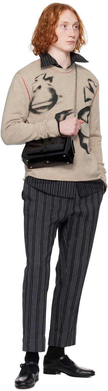 Džemper Vivienne Westwood Vivienne Westwood Orbit Print Sweater Bež | 2701002B-Y0018-, 3