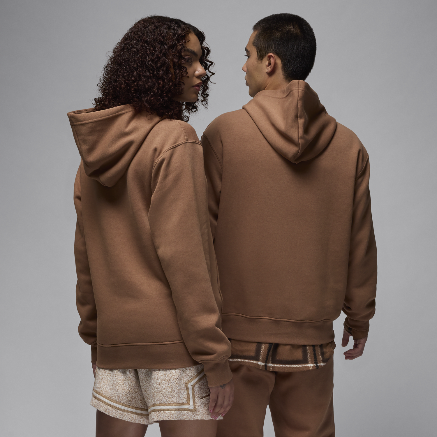 Dukserice Jordan Brooklyn Fleece Hoodie Smeđa | FV7281-223, 1