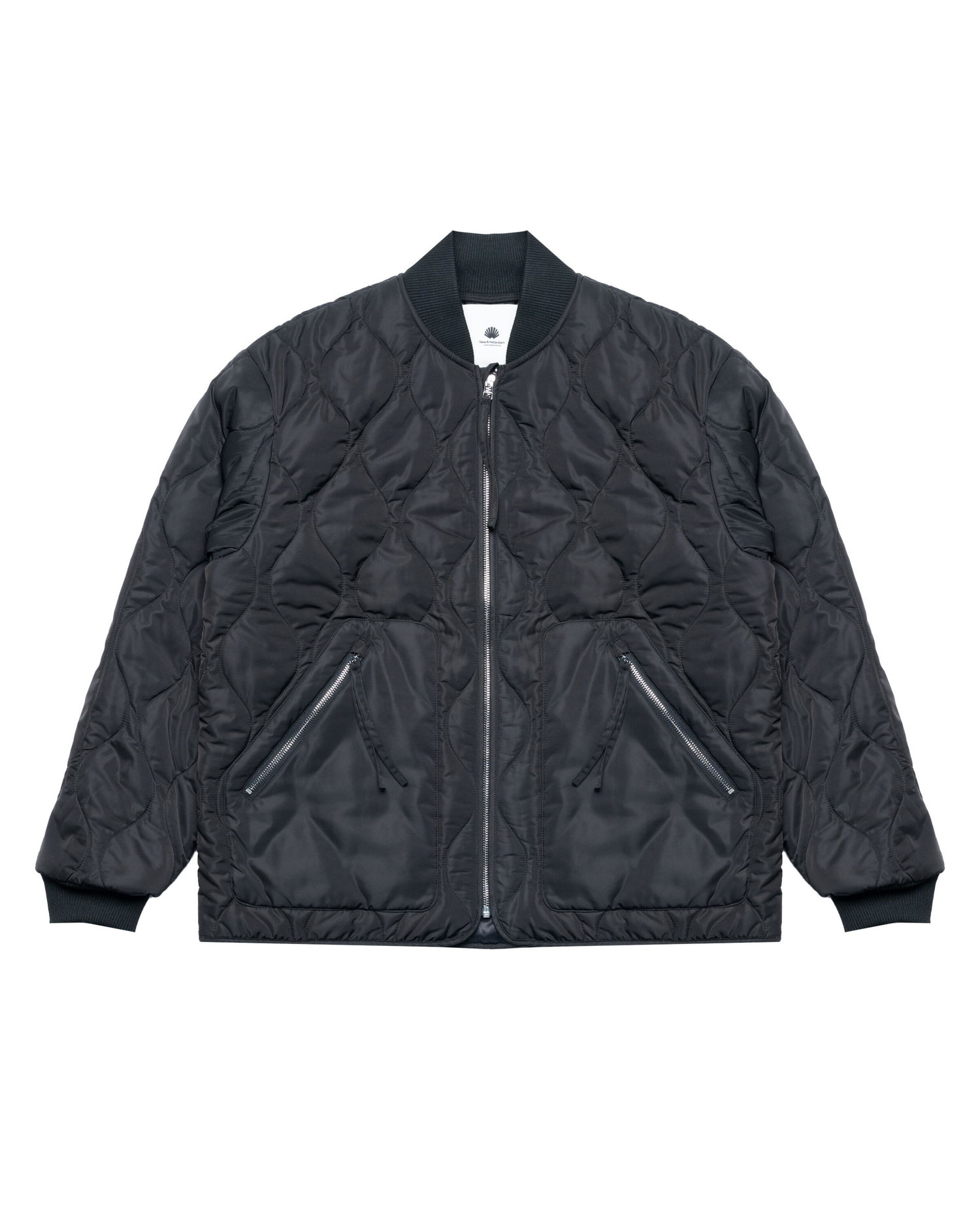 Bomber jakna New Amsterdam Surf Association New Amsterdam Surf Association Quilted Padded Jacket Crna | 2501029001, 0