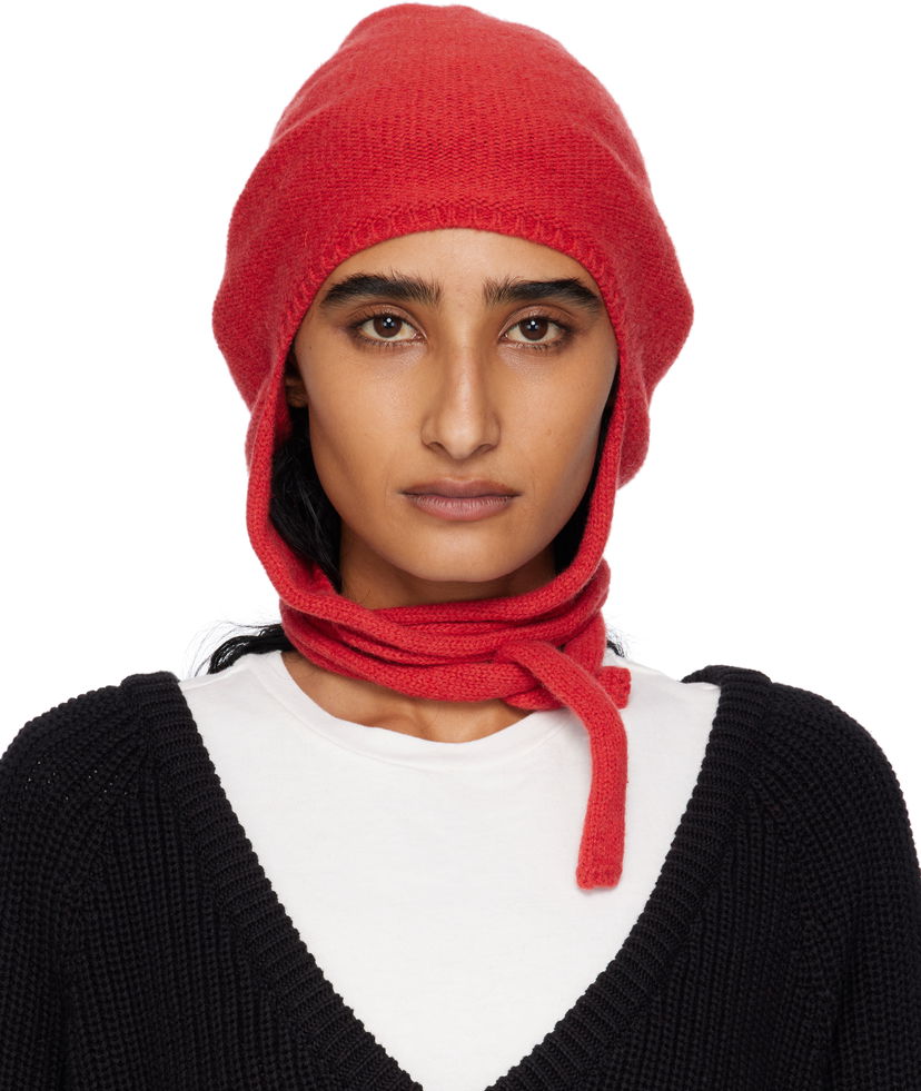 Kapica Baserange Tier Hood Beanie Crvena | ACTH-RC-AU25