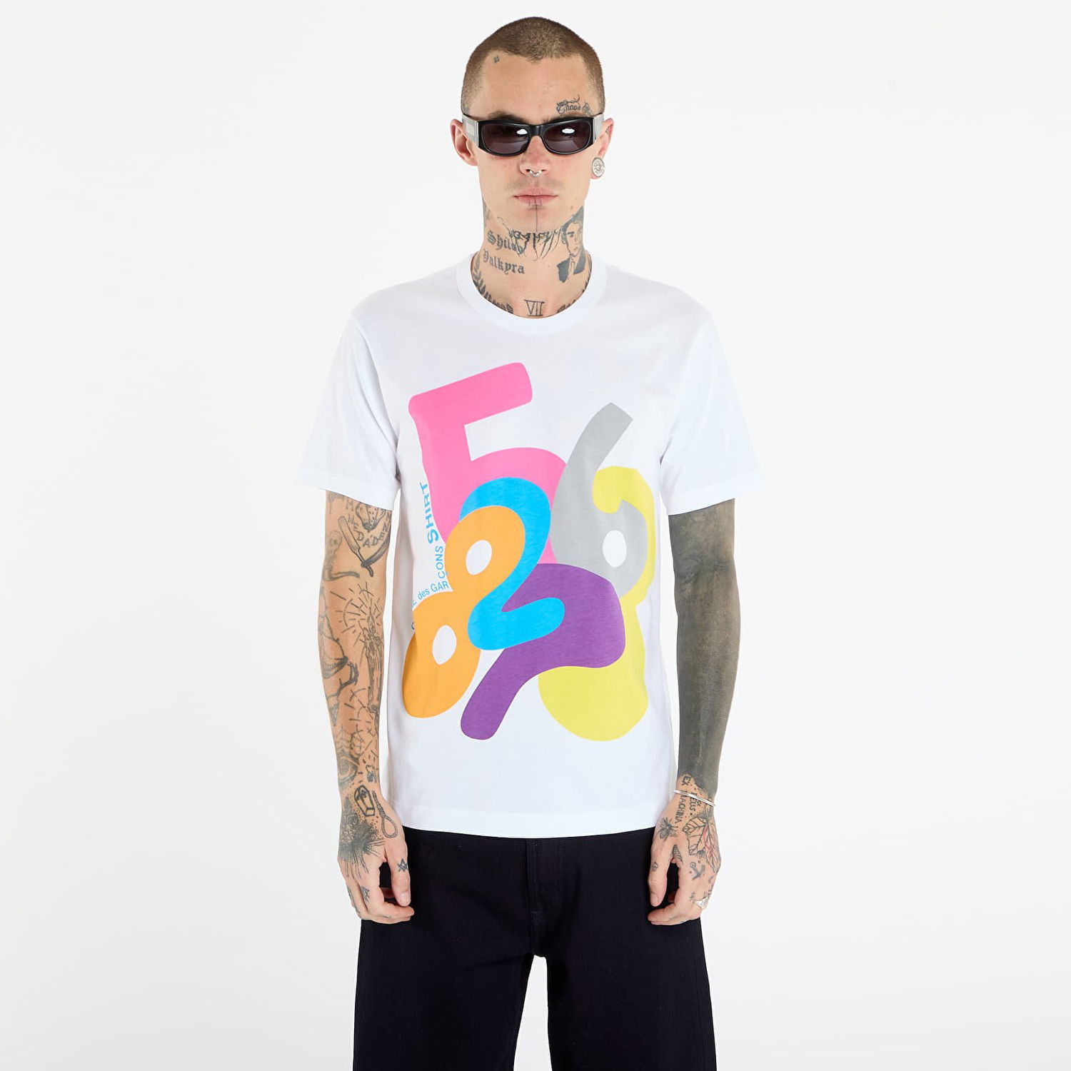 Majica kratkih rukava Comme des Garçons Comme des Garçons SHIRT T-Shirt With Graphic Print Bijela | FP-T001-W25 White, 0