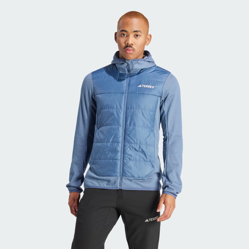 Jakna adidas Performance Terrex Multi Hybrid Insulated Hooded Jacket Plava | IS4203