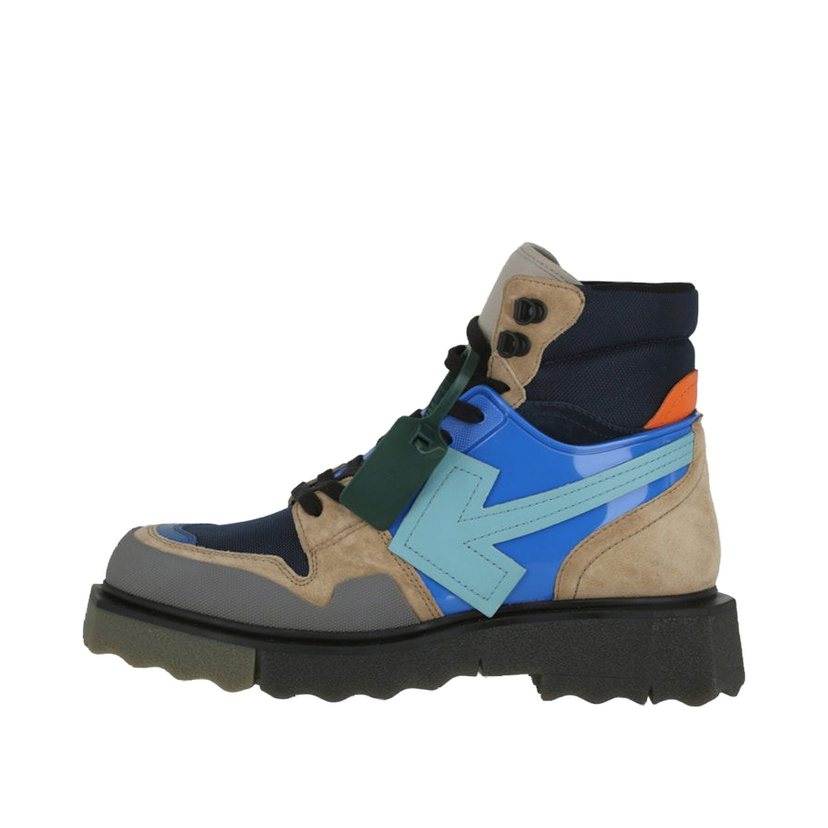 Tenisice i cipele Off-White Hiking Sponge Sneakerboot Turquoise Tirkiz | IA228F22 LEA00 14363 40090