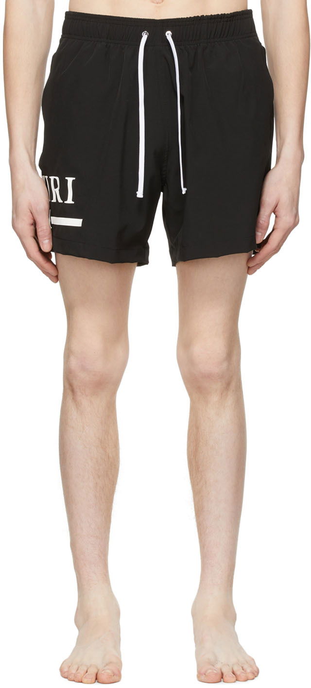 Kupaći kostimi AMIRI Polyester Swim Shorts Crna | SS22MSB004