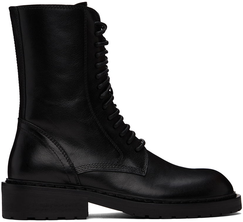 Odjeća Ann Demeulemeester Ann Demeulemeester Danny Lace-Up Boots Crna | 2201-W-C01-380-099