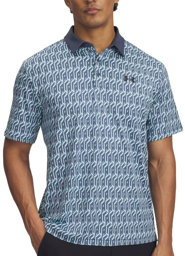 Polo majica Under Armour Under Armour Playoff 3.0 Printed Golf Polo Plava | 1378677-494