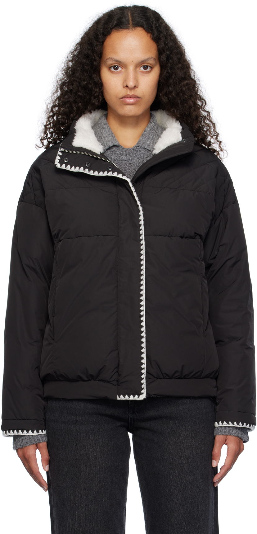 Pernata jakna rag & bone Ingrid Puffer Down Jacket Crna | WAW24F2019LO19