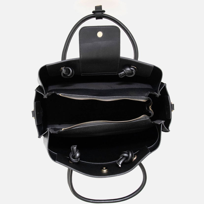 Tote bag Valentino Alexia Faux Leather Tote Bag Crna | VBS5A802001
