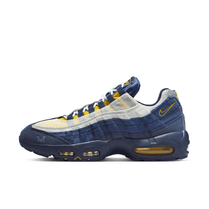 Tenisice i cipele Nike SB Eric Koston x Air Max 95 "Obsidian & Speed Yellow" Tamnoplava | HQ8492-400