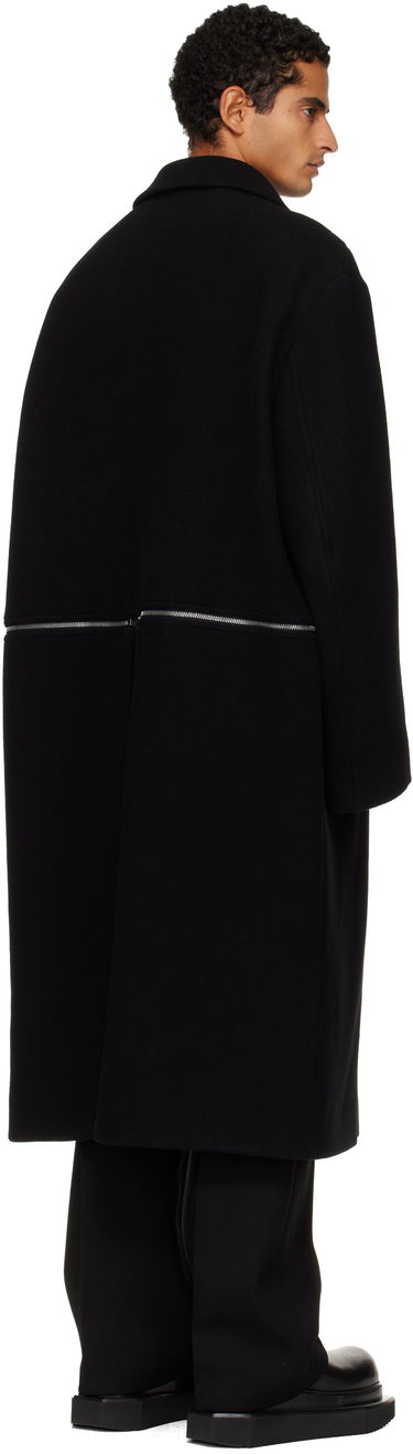 Kaputi Rick Owens Concordians Blixa Jumbo Mac Coat Crna | RR02E1903 WSFER1, 2