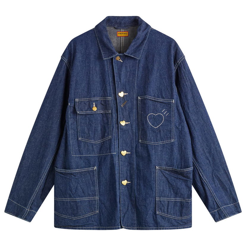 Jakna Human Made Human Made Coverall Jacket, Size Large Plava | HM30JK003-IND
