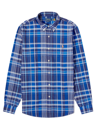 Košulja Polo by Ralph Lauren Check Oxford Shirt Tamnoplava | 710897267006