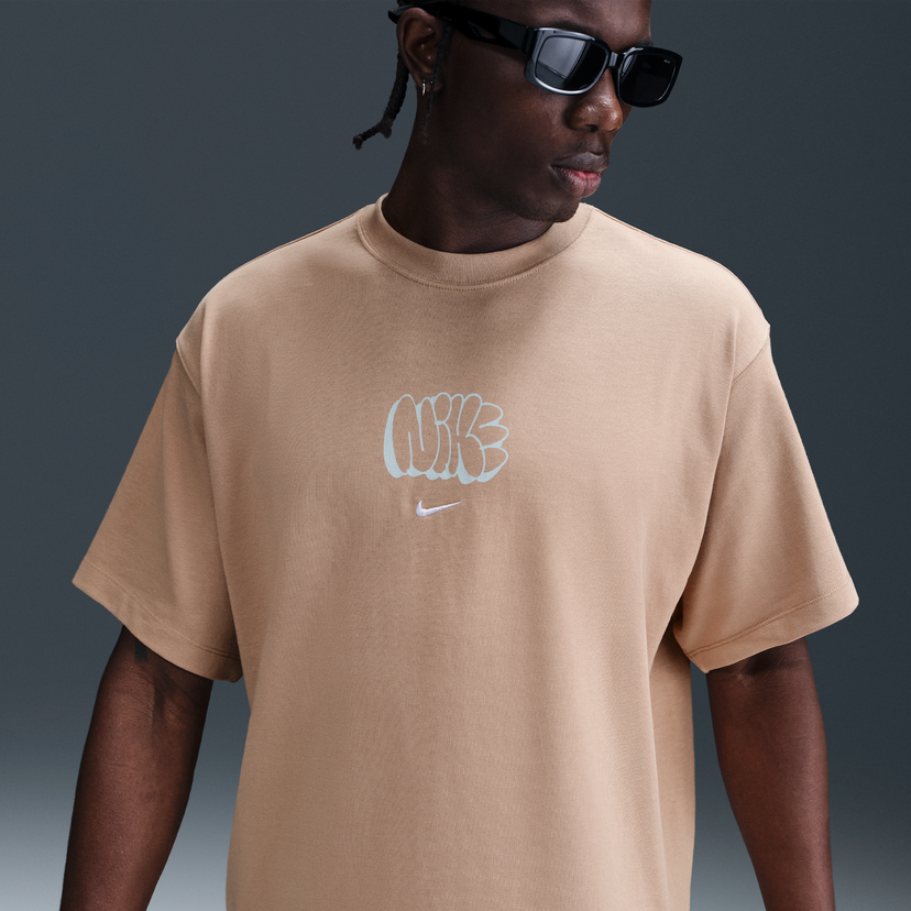 Majica kratkih rukava Nike Nike Solo Swoosh T-Shirt Bež | HQ4182-200