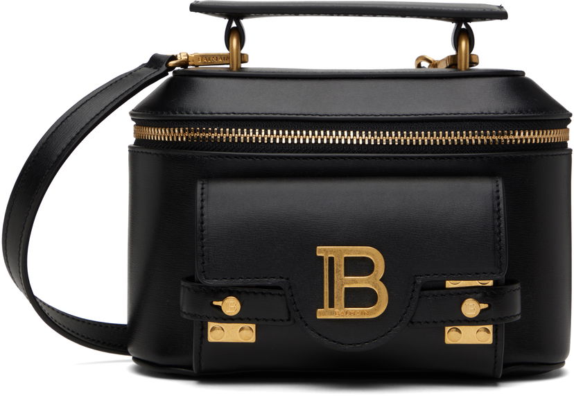 Ručna torbica Balmain Balmain B-Buzz Vanity Bag Crna | EN1BH952LSLX