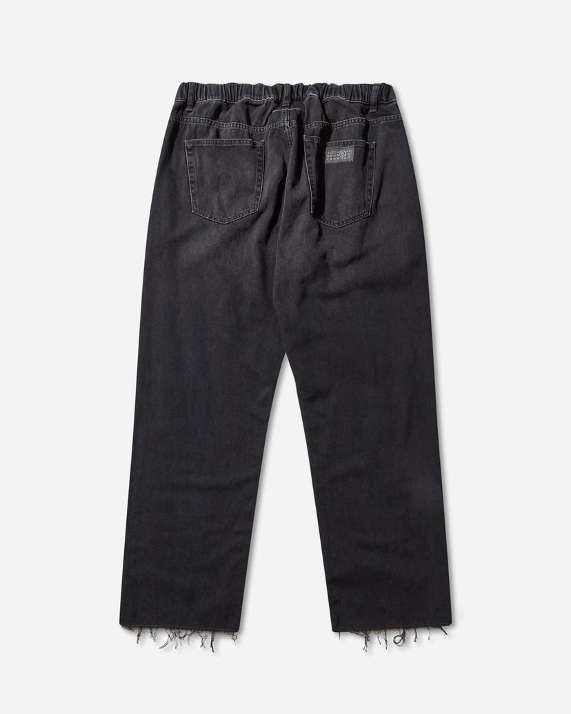 Jeans Maison Margiela Straight-Leg Jeans Crna | SH0LA0027 966