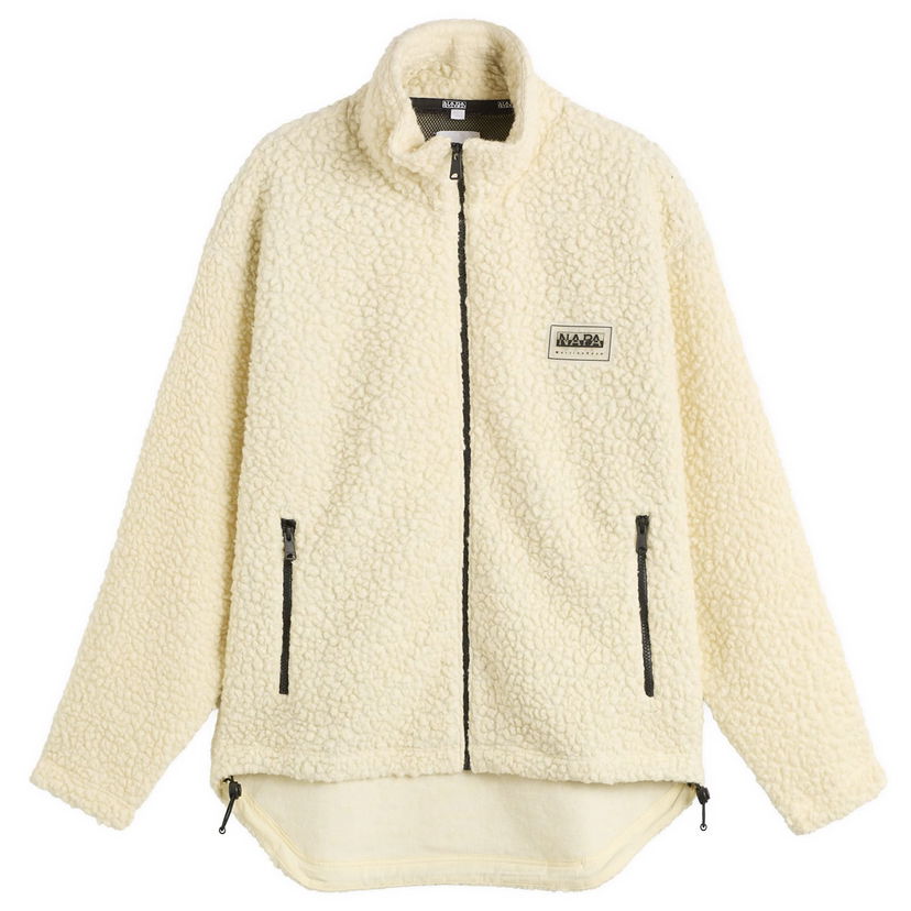 Jakna Napapijri Martine Rose Logo Fleece Jacket Bež | NP0A4IG7-N1A