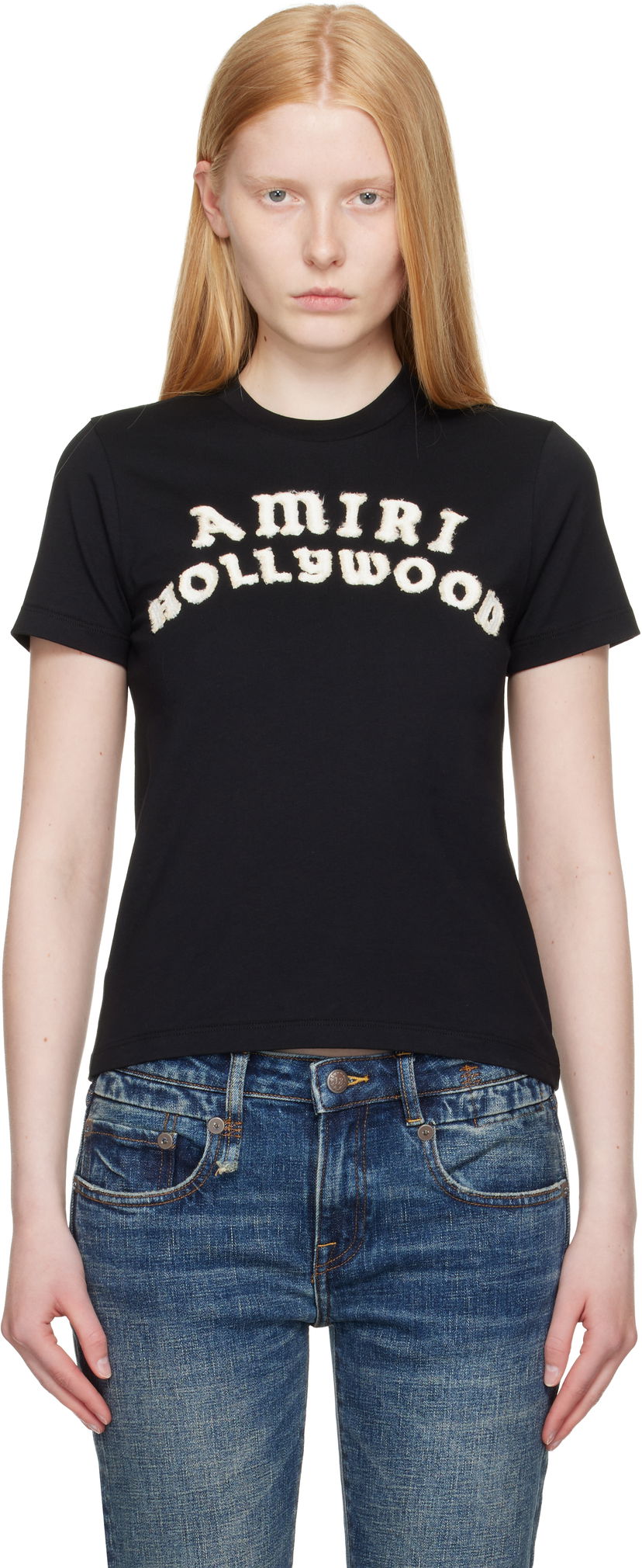 Majica kratkih rukava AMIRI Amiri Hollywood T-Shirt Crna | AWJYTE1062