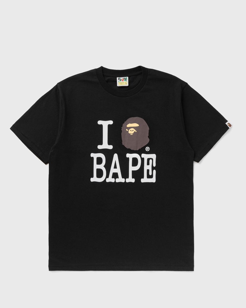 Majica kratkih rukava BAPE I LOVE BAPE TEE XXL Crna | 001TEK801043MBLK