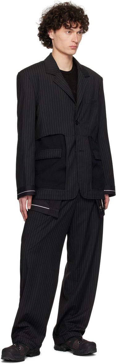 Hlače Andersson Bell Inside Out Stripe Trousers Crna | apa813m, 3