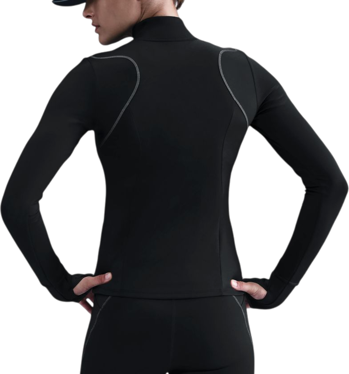 Dukserice Nike Swift Reflective Long-Sleeve Quarter-Zip Top Crna | hv2944-010, 1