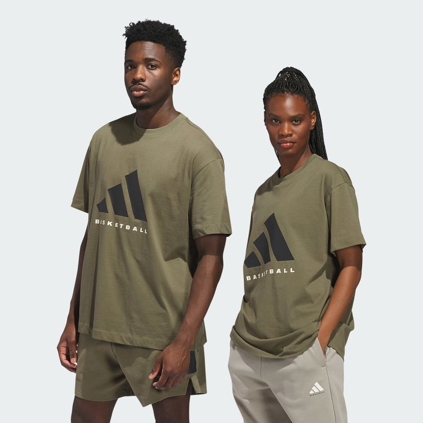Majica kratkih rukava adidas Performance Adidas Basketball T-Shirt Zelena | JX5583