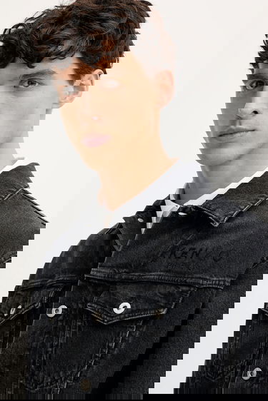 Jakna KENZO Kenzo Denim Jacket Crna | FF65DV3026C4, 3