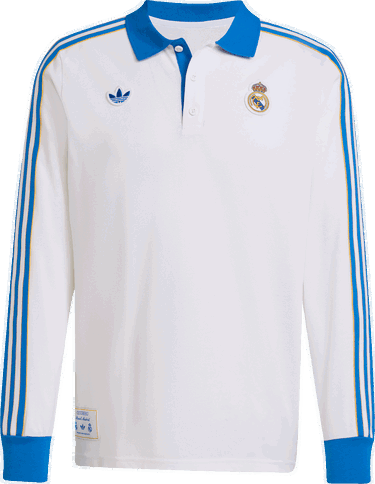 Polo majica adidas Originals adidas Originals Real Madrid Icon Long Sleeve Polo Shirt Bijela | jn3065, 0
