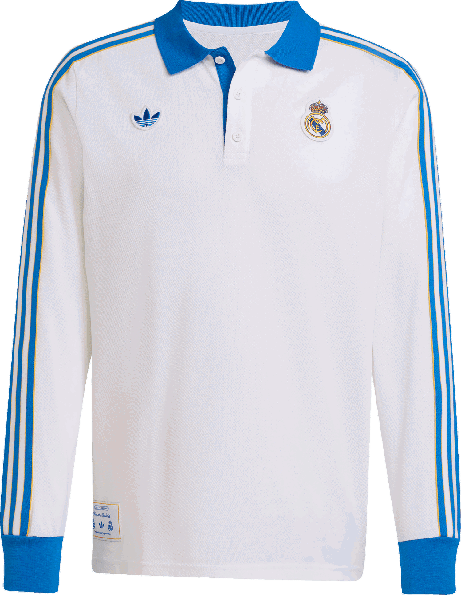 Polo majica adidas Originals adidas Originals Real Madrid Icon Long Sleeve Polo Shirt Bijela | jn3065, 0