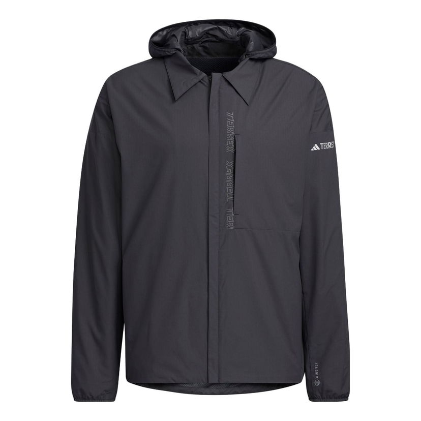 Vjetrovka adidas Performance Terrex Hooded Windbreaker Jacket Crna | HY4695