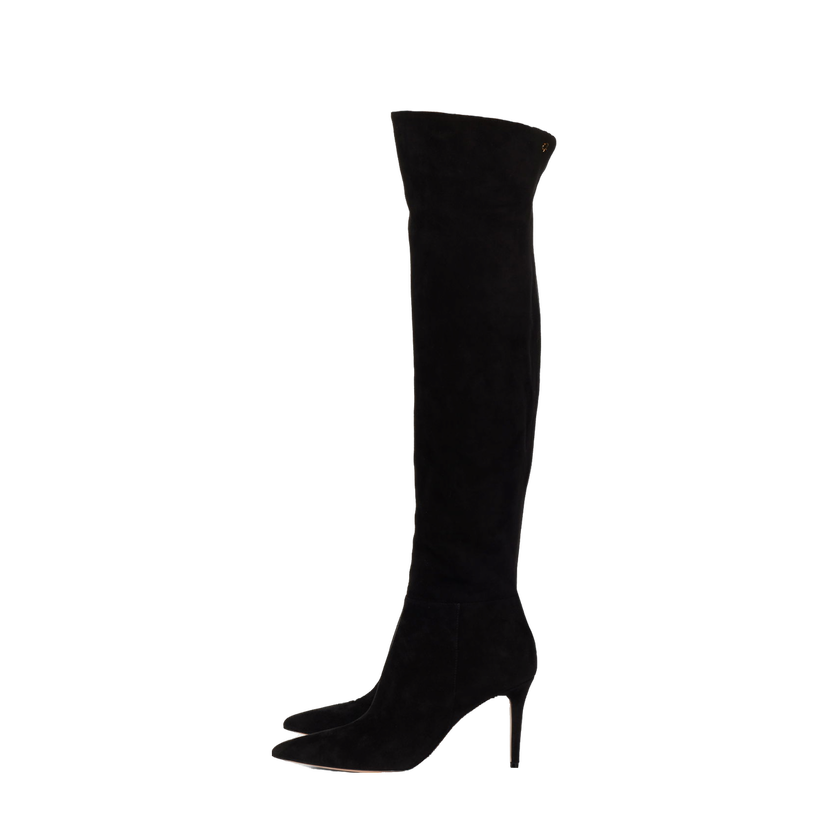 Tenisice i cipele Gianvito Rossi Jules Suede Tall Boots Crna | G80222.85RIC.C45