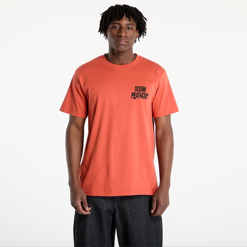 Majica kratkih rukava Horsefeathers Horsefeathers Xerox T-Shirt Narančasta | SM1376C