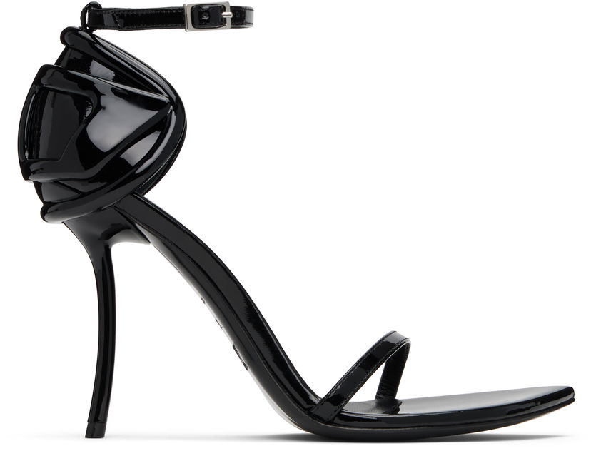 Odjeća Diesel D-Ten&Half Heeled Sandals Crna | Y03662 P7381
