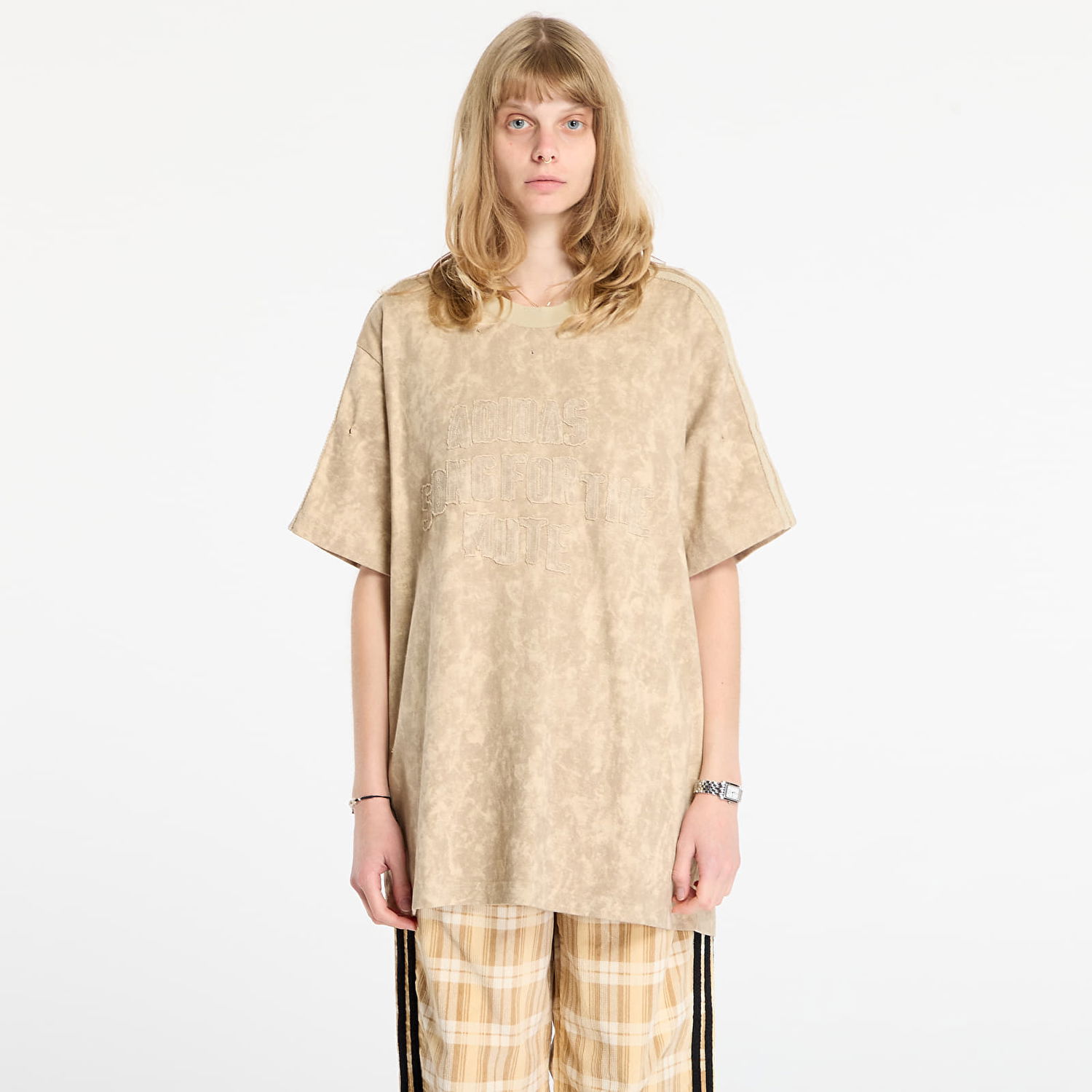 Majica kratkih rukava adidas Originals Short Sleeve T-Shirt x SONG FOR THE MUTE Bež | KC2753, 0