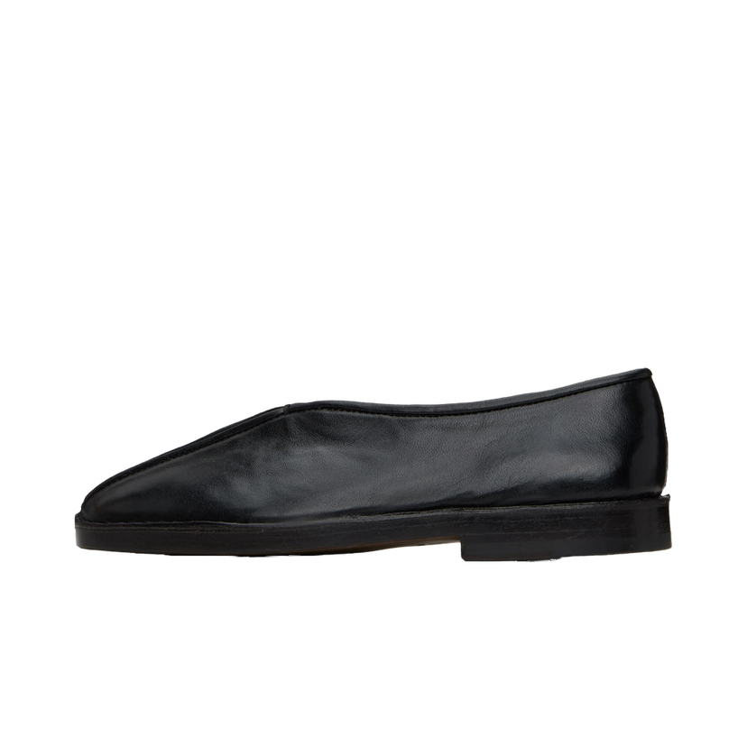Tenisice i cipele LEMAIRE Flat Piped Slippers Crna | FO0007 LL0023