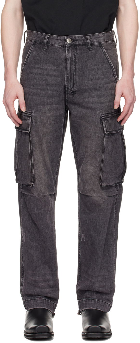 Jeans Ksubi Ksubi Riot Cargo Jeans Siva | MSP24PA013