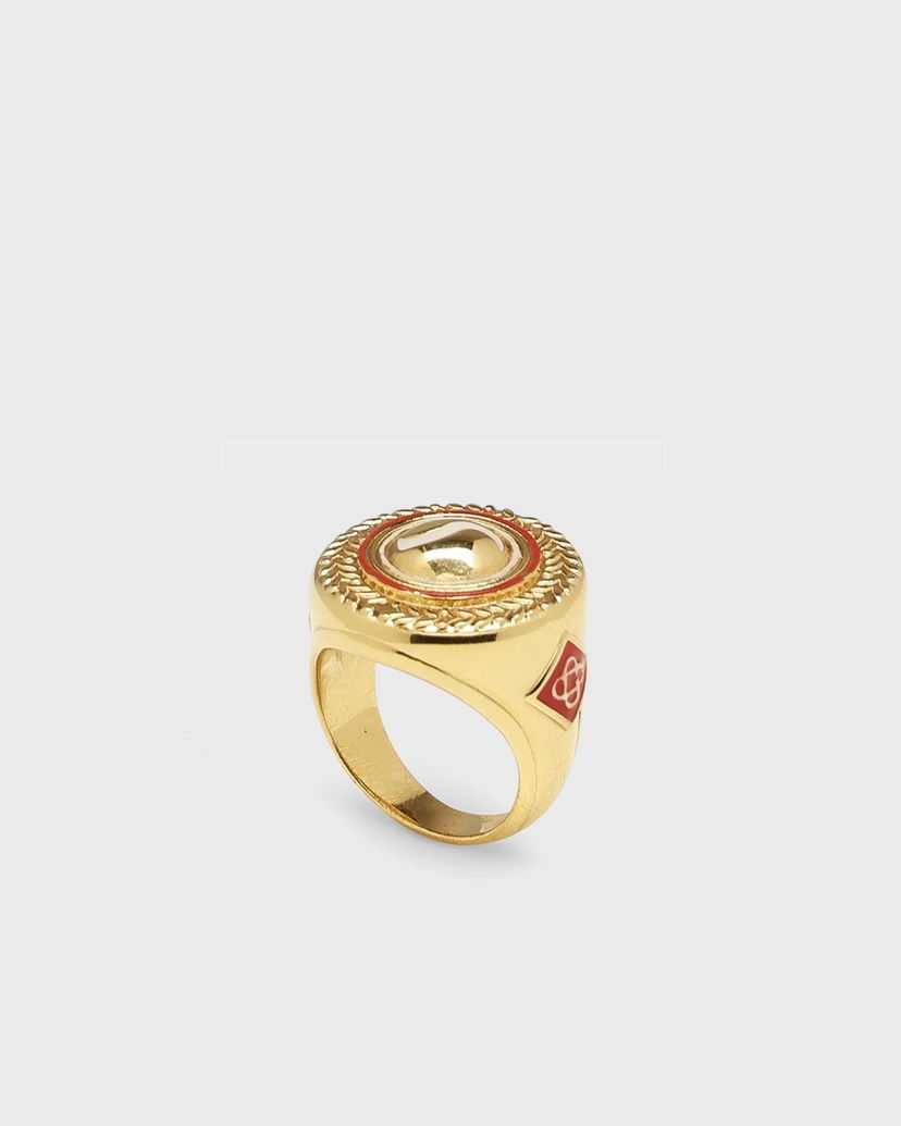 Prsten Casablanca Sports Medallion Ring Žuta | APF25-JW-174-01