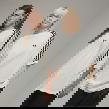 Majica kratkih rukava Y-3 3-Stripes Tee Bež | HZ8871, 1