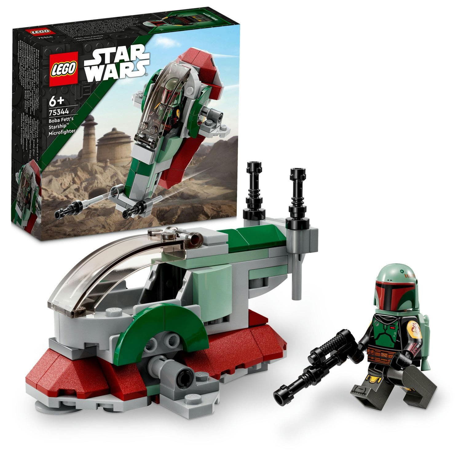 Flexstyle LEGO Star Wars™ 75344 Boba Fett's Starship™ Microfighter Višebojno | 75344LEG, 0