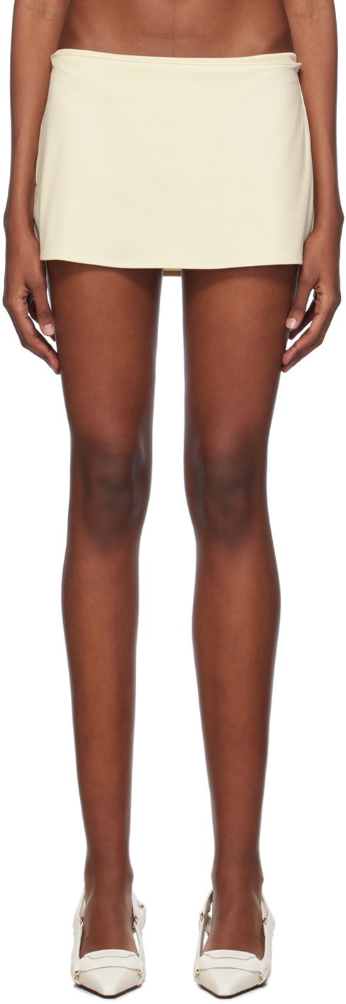 Suknja GUIZIO Guizio Micro Miniskirt Bež | F22301K021