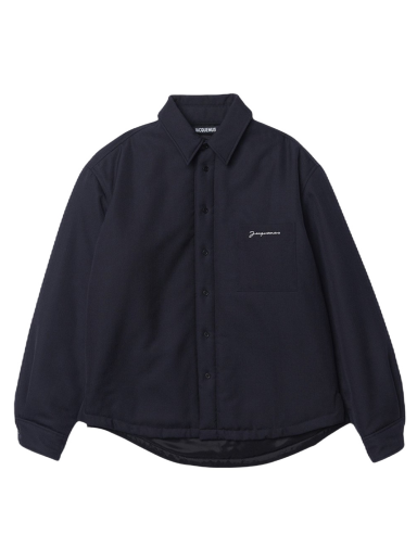 Košulja Jacquemus Chemise Boulanger Overshirt Navy Crna | 216SH104-1116-380