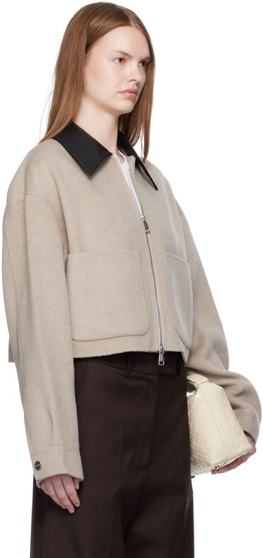 Jakna Nanushka Nanushka Phebe Cropped Jacket Bež | NW25PFJK12392, 1