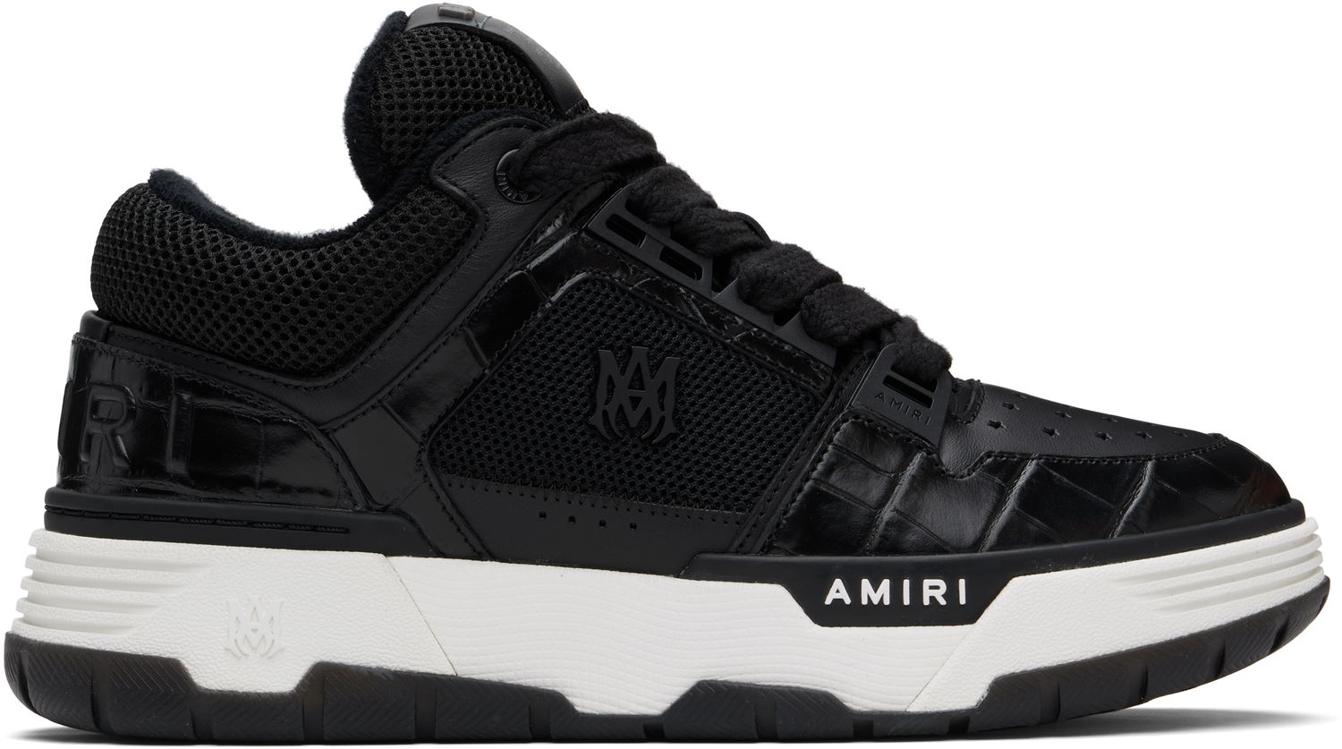 Tenisice i cipele AMIRI AMIRI Croc Debossed MA-1 Crna | AMFOSR1172, 0